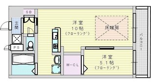 第21関根マンションの物件間取画像